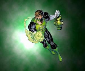 yapboz Green Lantern veya Yeşil Fener, süper kahraman çok güçlü bir silah evrende bir güç halkası vardır